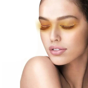 Par de cilios de led laranja