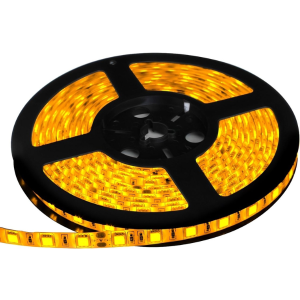 FITA LED 5050 12V AMBAR IP65 ROLO 5M
